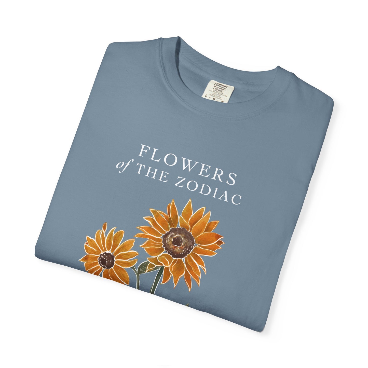 Leo Floral T-Shirt – Sunflower – Astrology T-Shirt