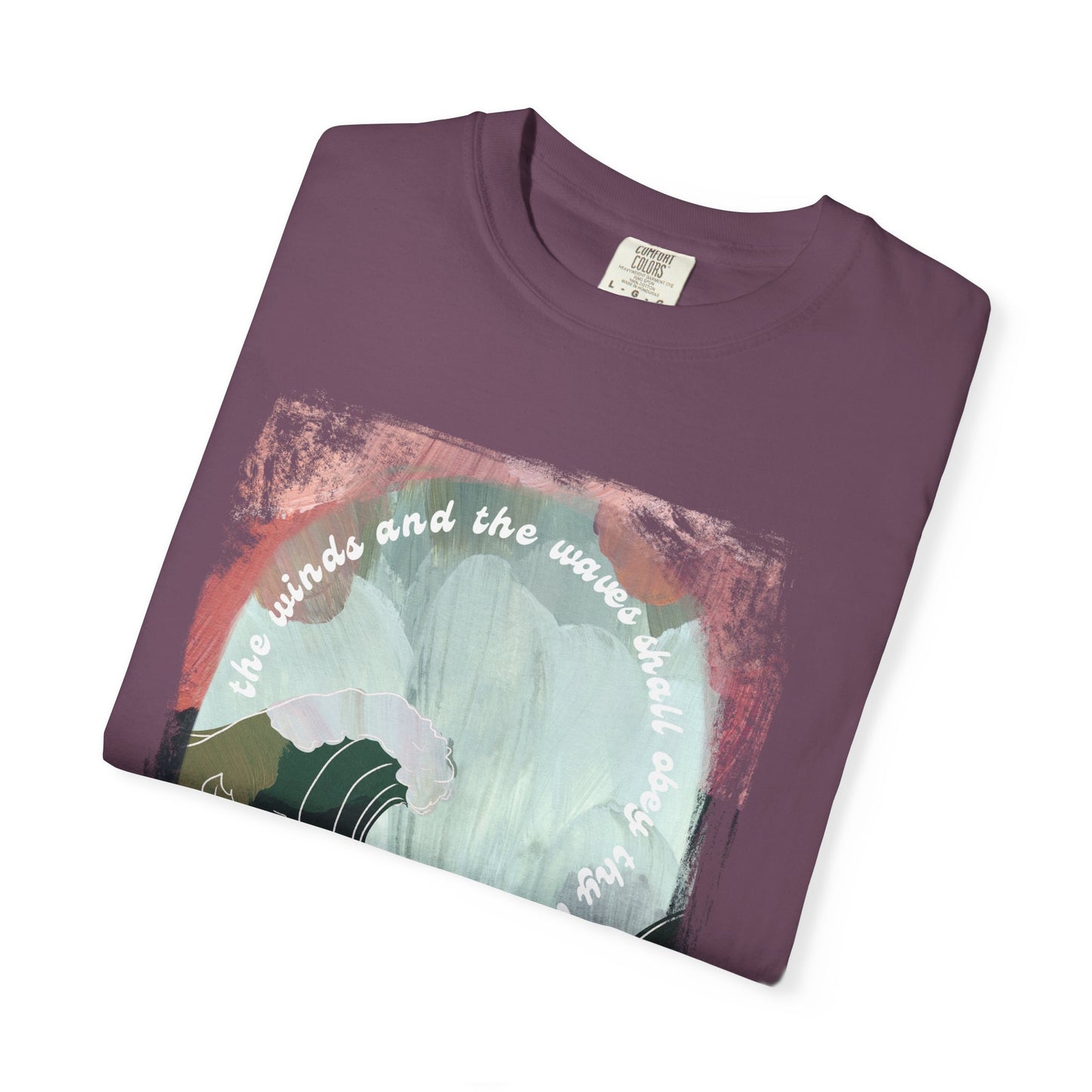 Peace Be Still Christian T-Shirt — Love Like Jesus Comfort Colors Crewneck