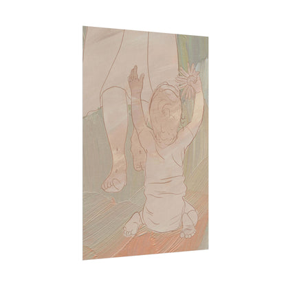 Baby reaching toward Jesus (sunflower in hand) Infant/Child-loss Loss