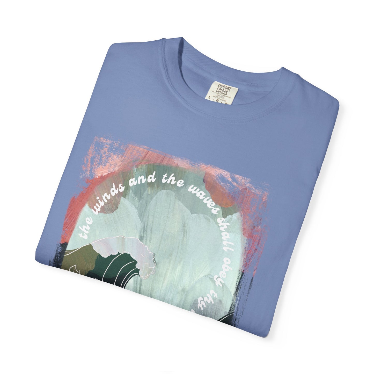 Peace Be Still Christian T-Shirt — Love Like Jesus Comfort Colors Crewneck