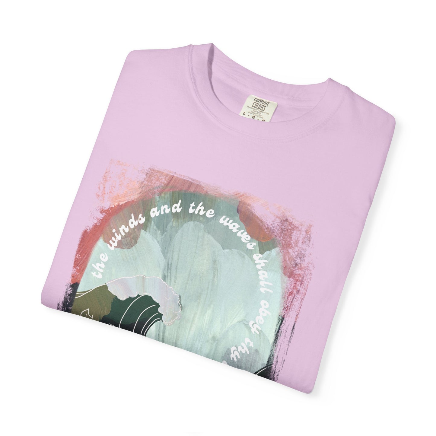 Peace Be Still Christian T-Shirt — Love Like Jesus Comfort Colors Crewneck