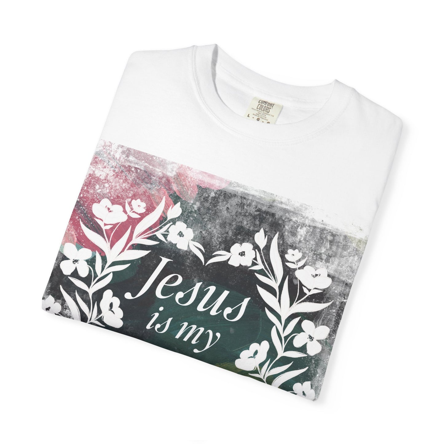 Jesus Is My Influencer Floral T-Shirt