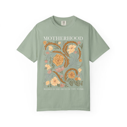Motherhood T-Shirt — "Blessed Is The Fruit of Thy Womb"