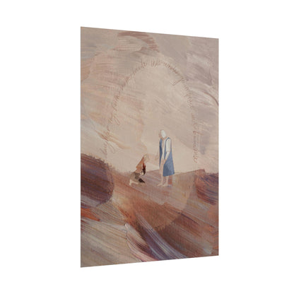 Jesus Heals Woman with an Issue of Blood Art Print