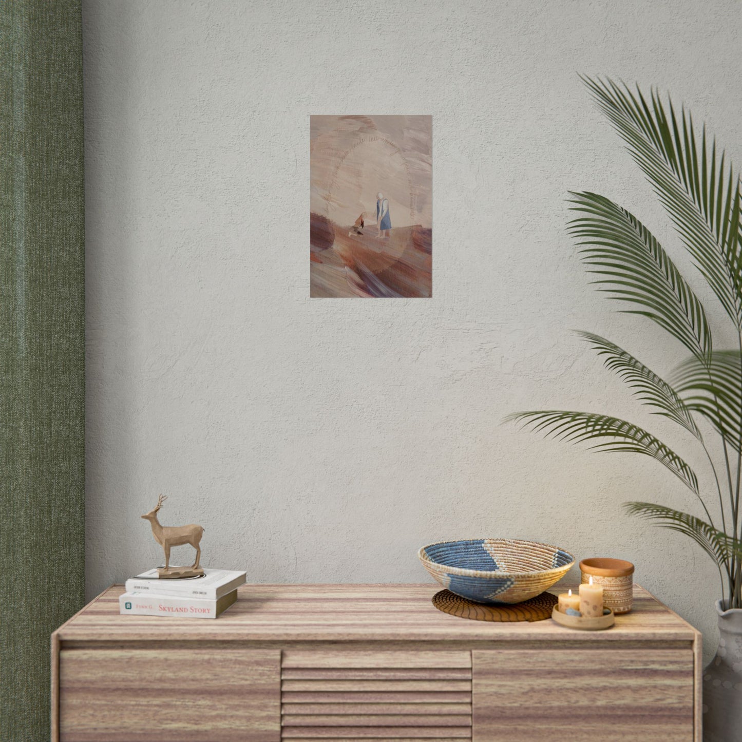 Jesus Heals Woman with an Issue of Blood Art Print