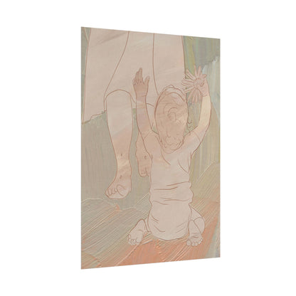 Baby reaching toward Jesus (sunflower in hand) Infant/Child-loss Loss