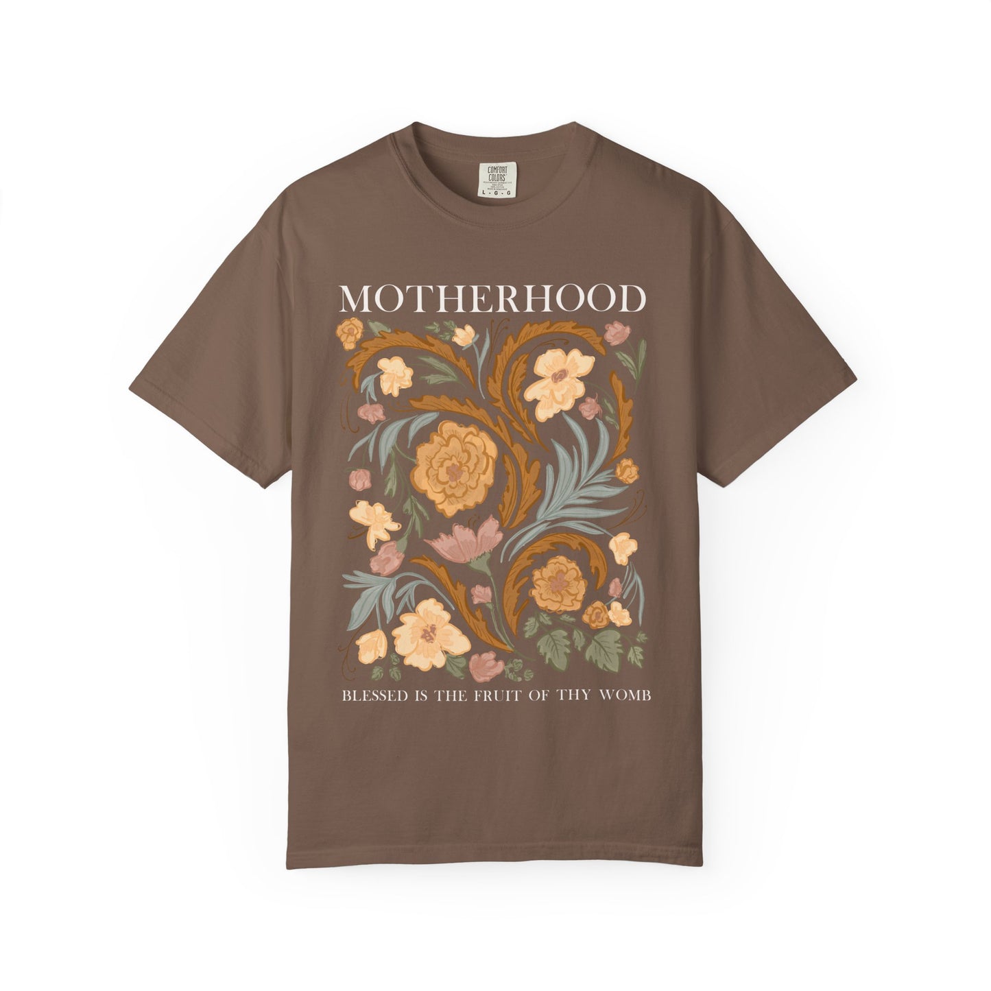 Motherhood T-Shirt — "Blessed Is The Fruit of Thy Womb"