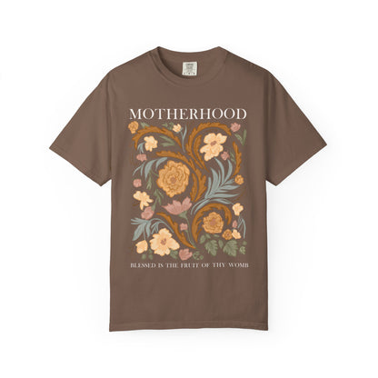Motherhood T-Shirt — "Blessed Is The Fruit of Thy Womb"