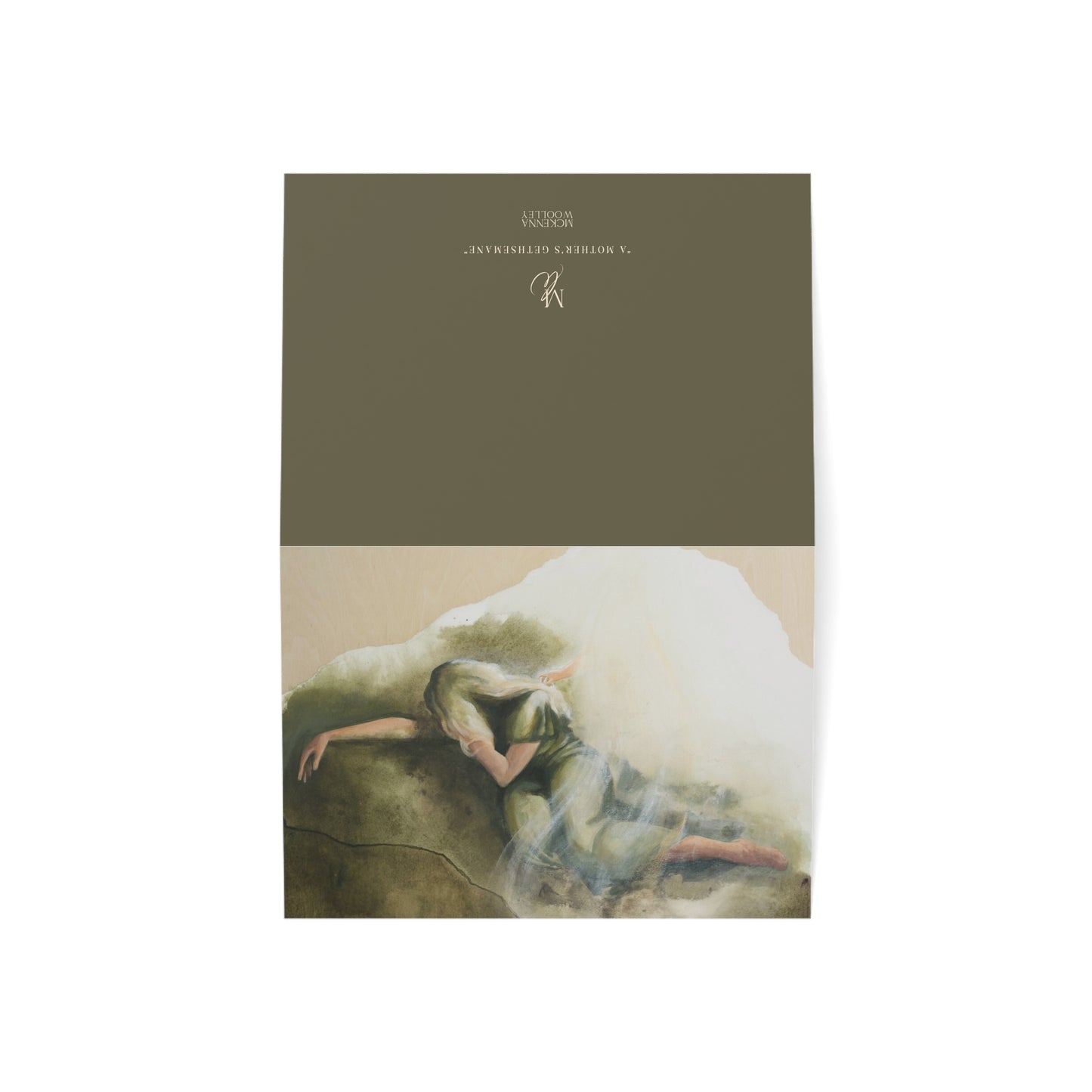 A Mother's Gethsemane Greeting Card - BLANK - (Single or Bulk Packs)