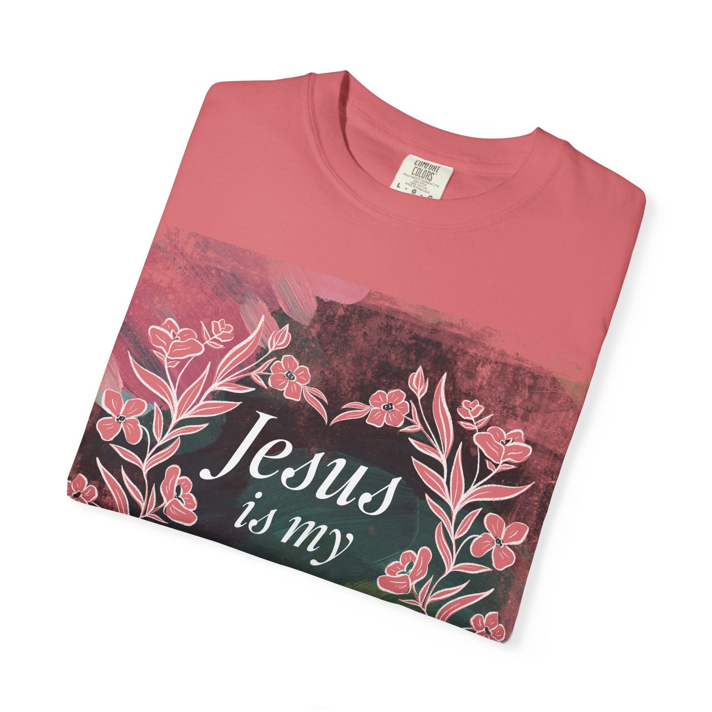 Jesus Is My Influencer Floral T-Shirt