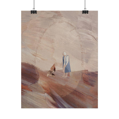 Jesus Heals Woman with an Issue of Blood Art Print