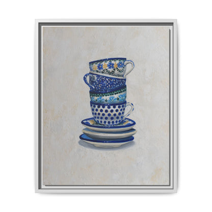 Polish Teacups on Canvas | Framed