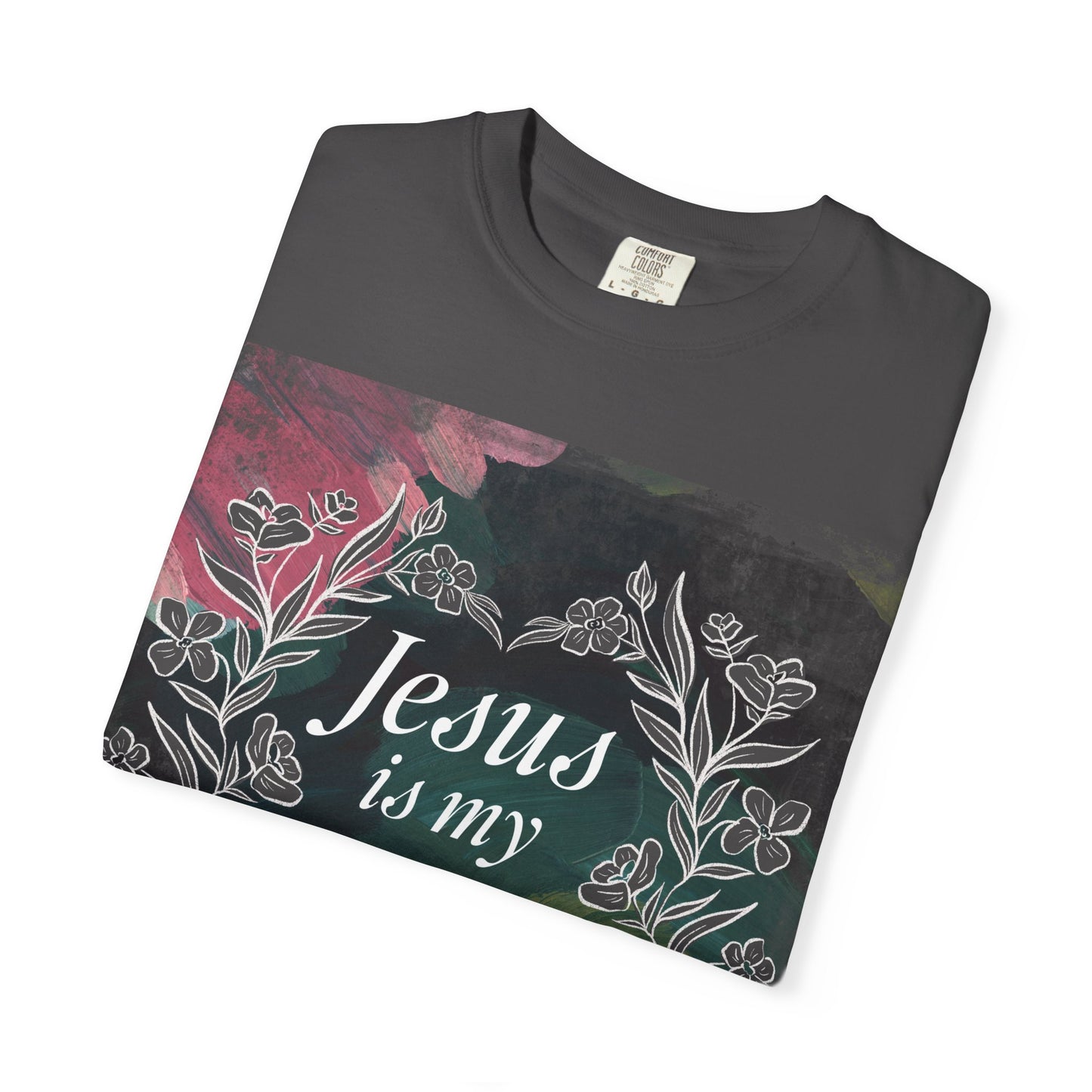 Jesus Is My Influencer Floral T-Shirt