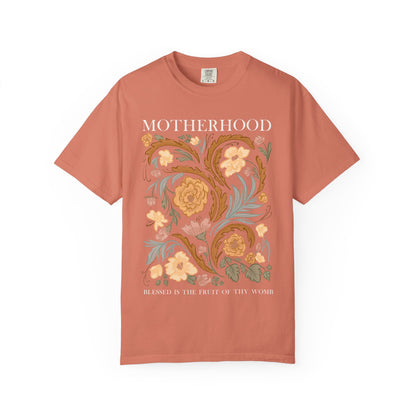Motherhood T-Shirt — "Blessed Is The Fruit of Thy Womb"