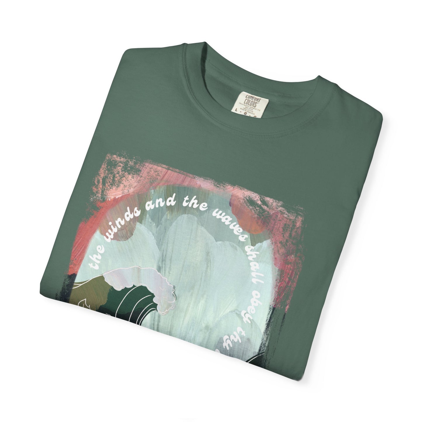 Peace Be Still Christian T-Shirt — Love Like Jesus Comfort Colors Crewneck