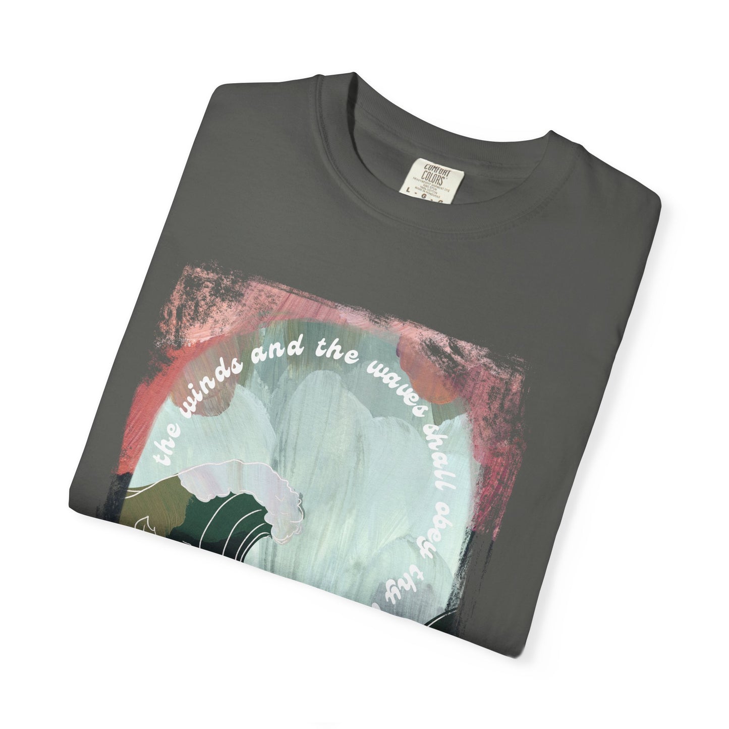 Peace Be Still Christian T-Shirt — Love Like Jesus Comfort Colors Crewneck