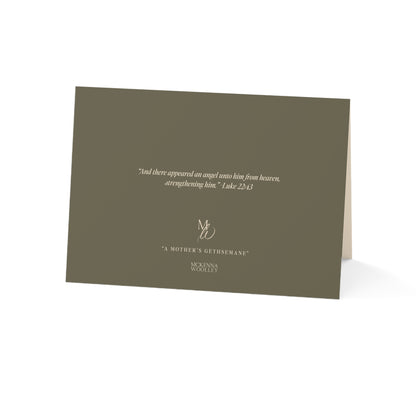 A Mother's Gethsemane Greeting Card with Poem - (Single or Bulk Packs)