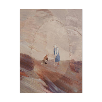 Jesus Heals Woman with an Issue of Blood Art Print