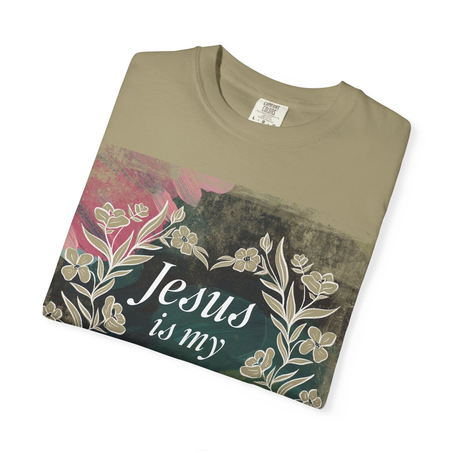 Jesus Is My Influencer Floral T-Shirt