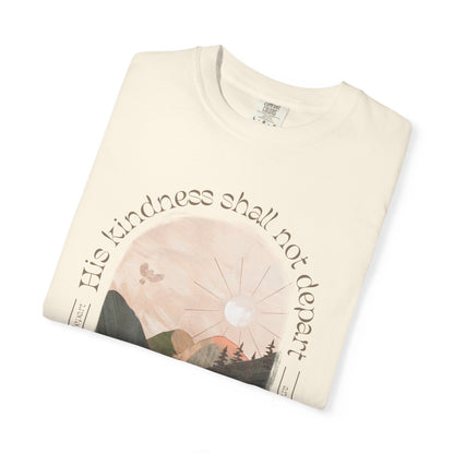 His Kindness Shall Not Depart Meadow Mountain T Shirt