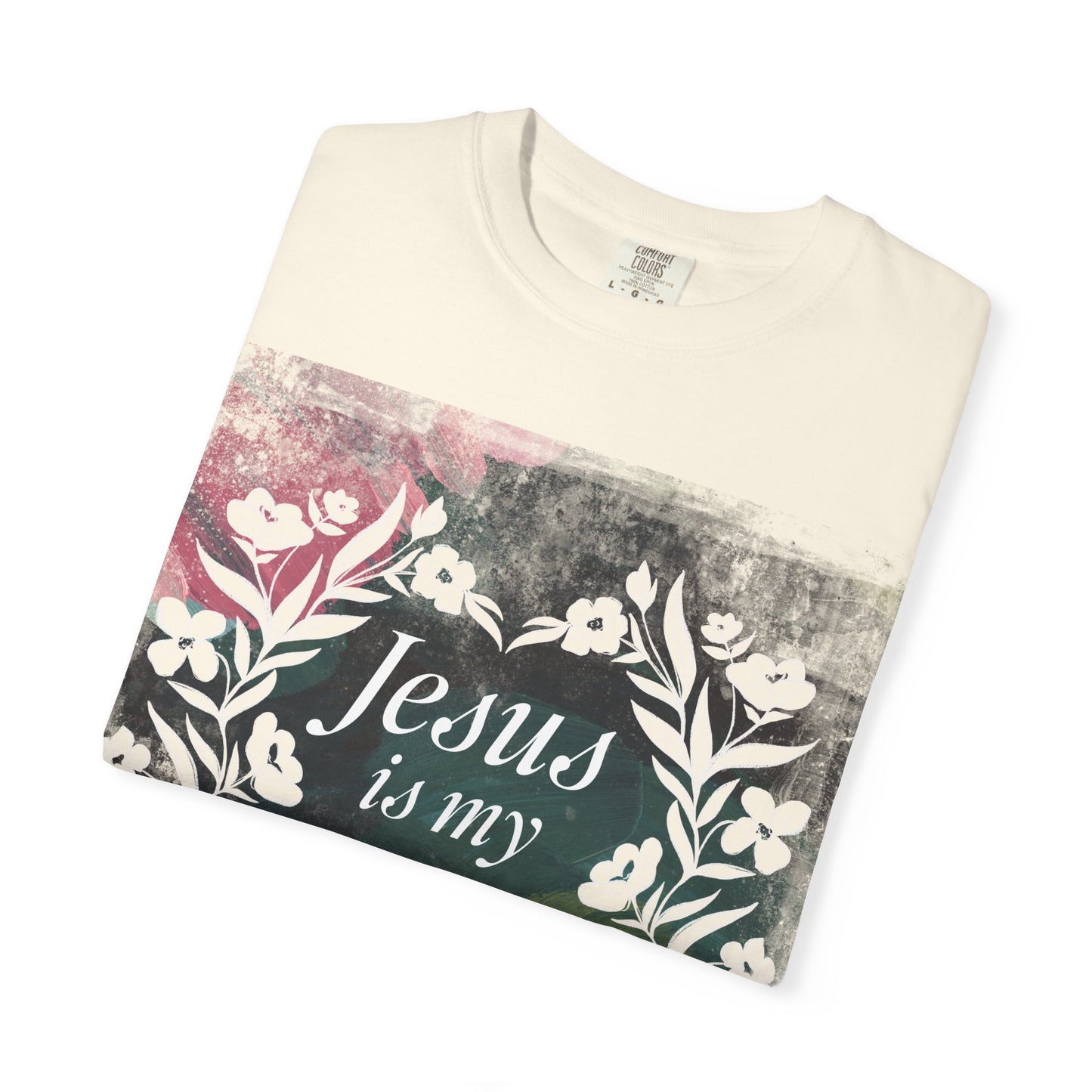 Jesus Is My Influencer Floral T-Shirt