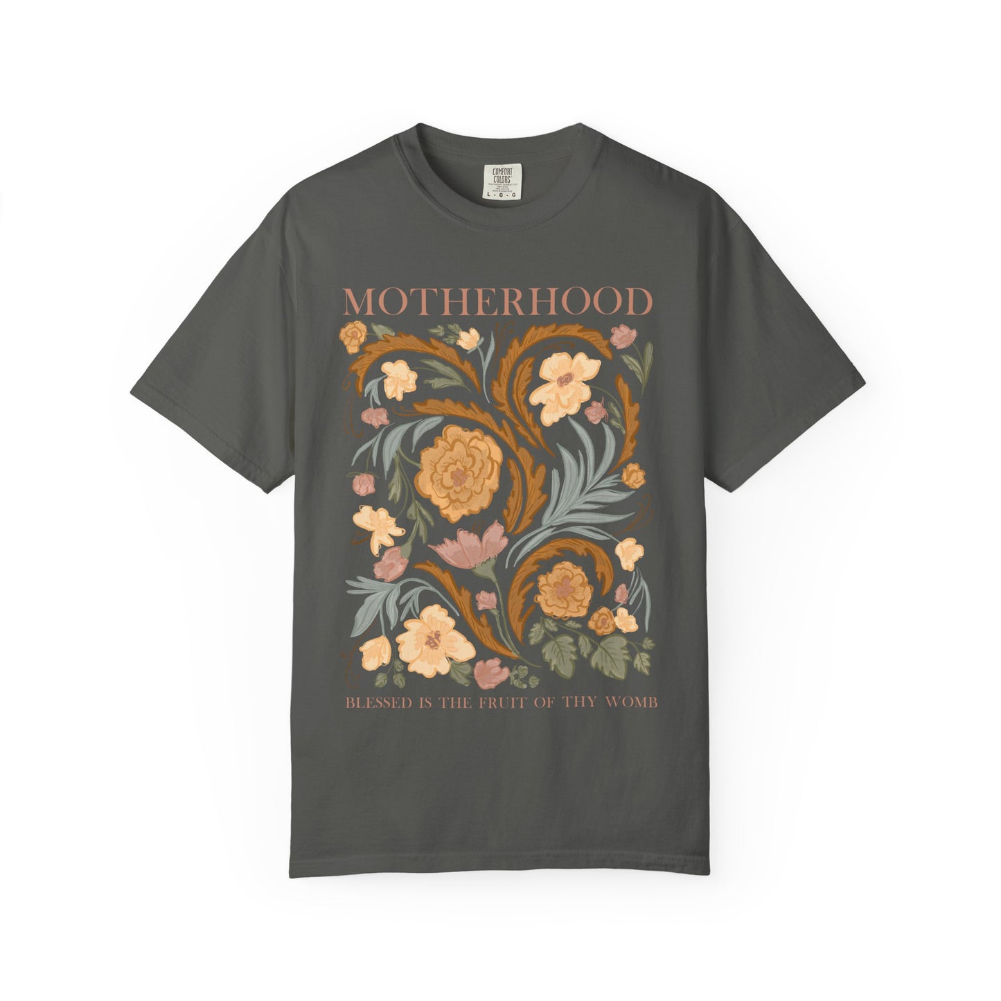 Motherhood T-Shirt — "Blessed Is The Fruit of Thy Womb"