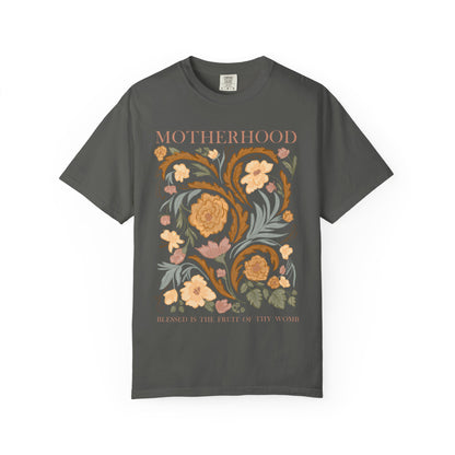 Motherhood T-Shirt — "Blessed Is The Fruit of Thy Womb"