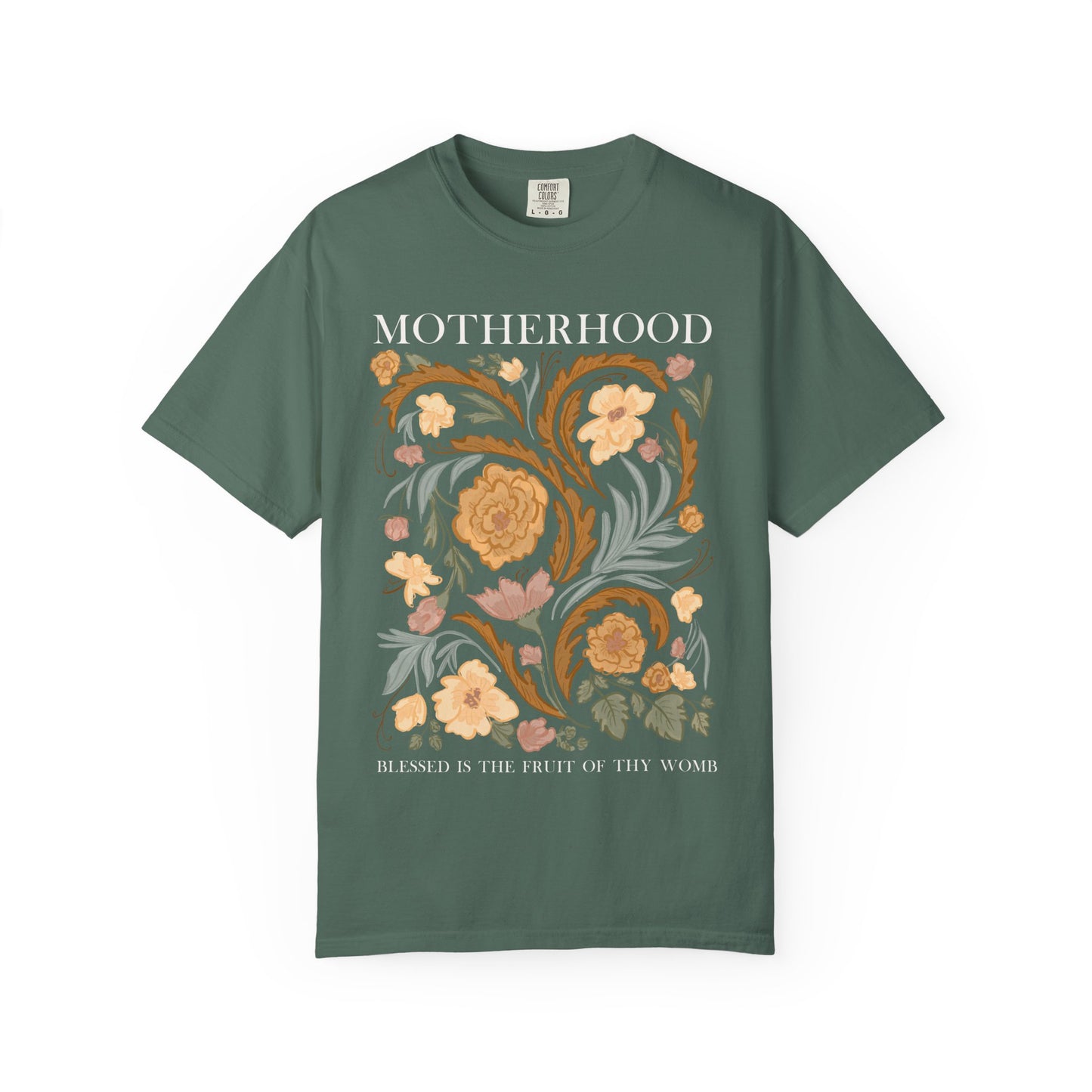 Motherhood T-Shirt — "Blessed Is The Fruit of Thy Womb"