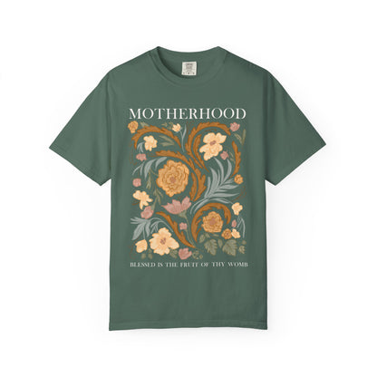 Motherhood T-Shirt — "Blessed Is The Fruit of Thy Womb"