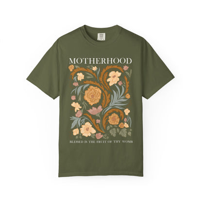 Motherhood T-Shirt — "Blessed Is The Fruit of Thy Womb"