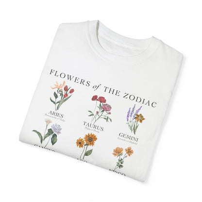 Astrology Flower Garden T-shirt