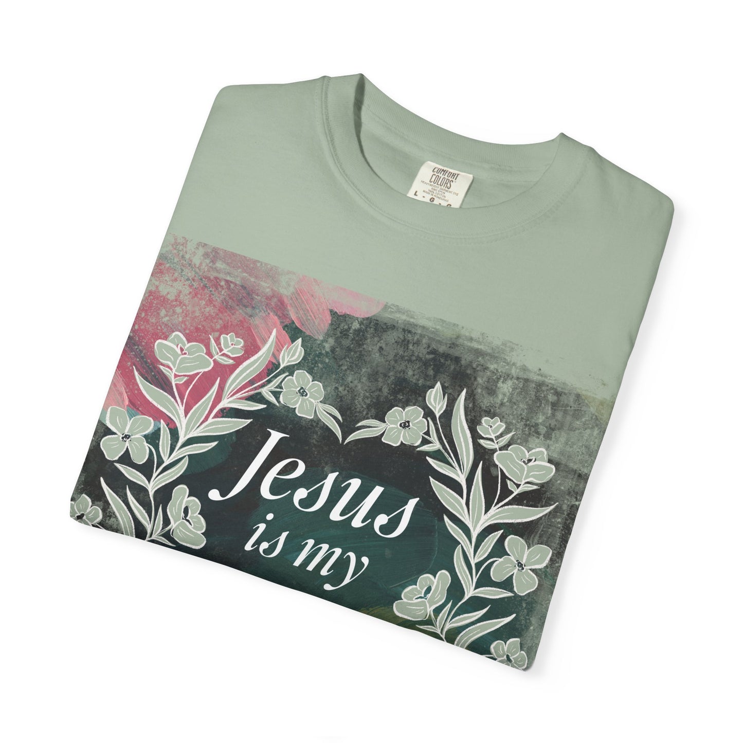 Jesus Is My Influencer Floral T-Shirt