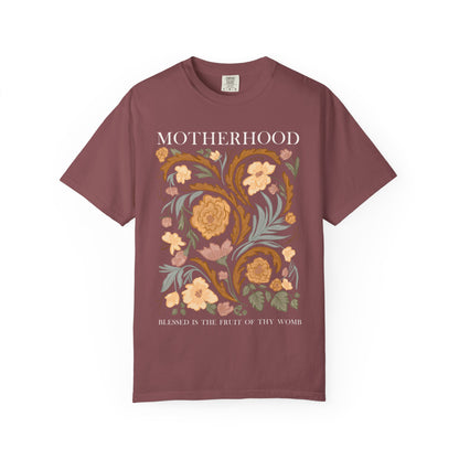 Motherhood T-Shirt — "Blessed Is The Fruit of Thy Womb"