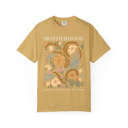 Motherhood T-Shirt — "Blessed Is The Fruit of Thy Womb"