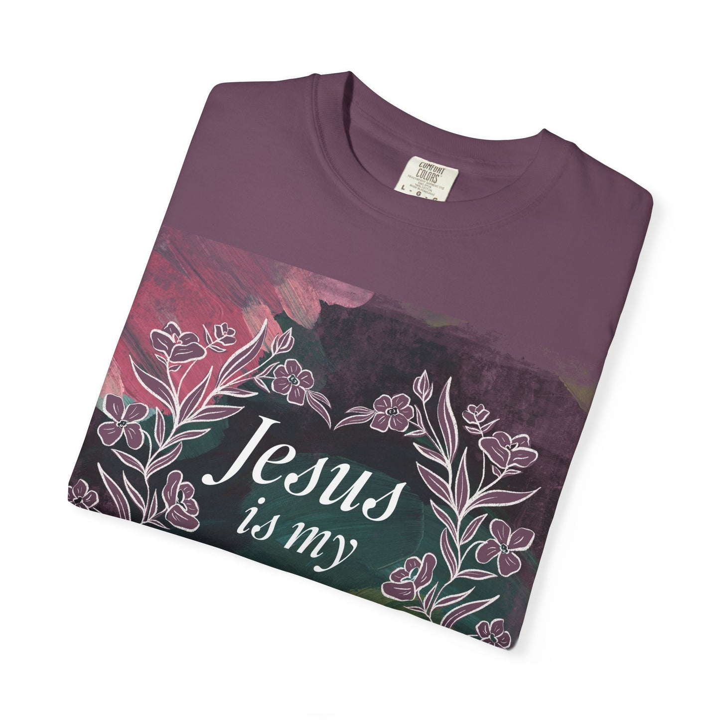 Jesus Is My Influencer Floral T-Shirt