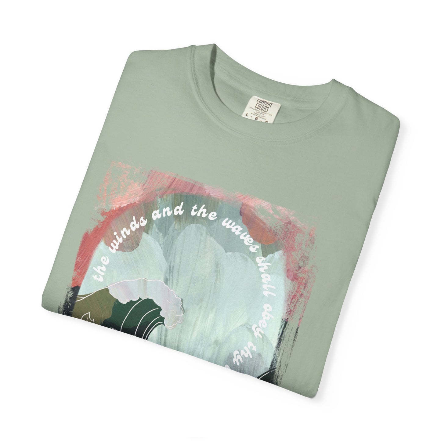 Peace Be Still Christian T-Shirt — Love Like Jesus Comfort Colors Crewneck