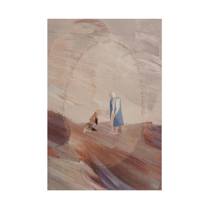 Jesus Heals Woman with an Issue of Blood Art Print