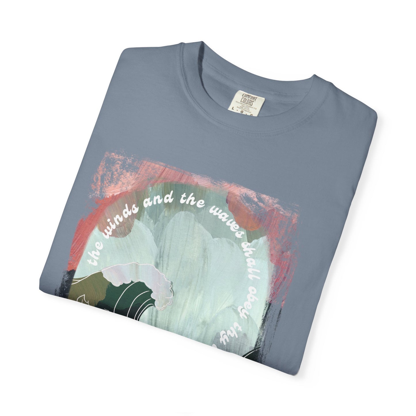 Peace Be Still Christian T-Shirt — Love Like Jesus Comfort Colors Crewneck