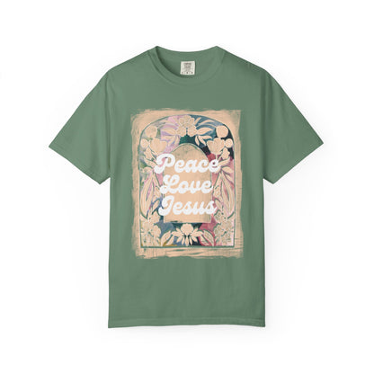 Peace Love Jesus T Shirt