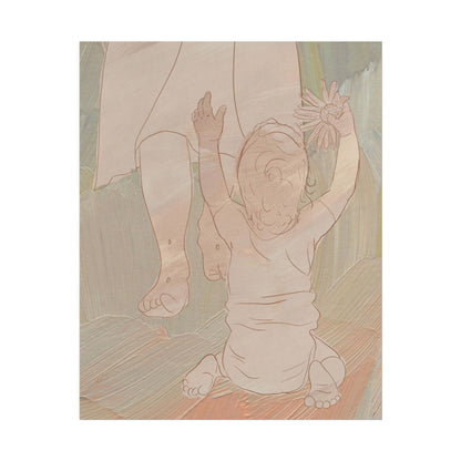 Baby reaching toward Jesus (sunflower in hand) Infant/Child-loss Loss