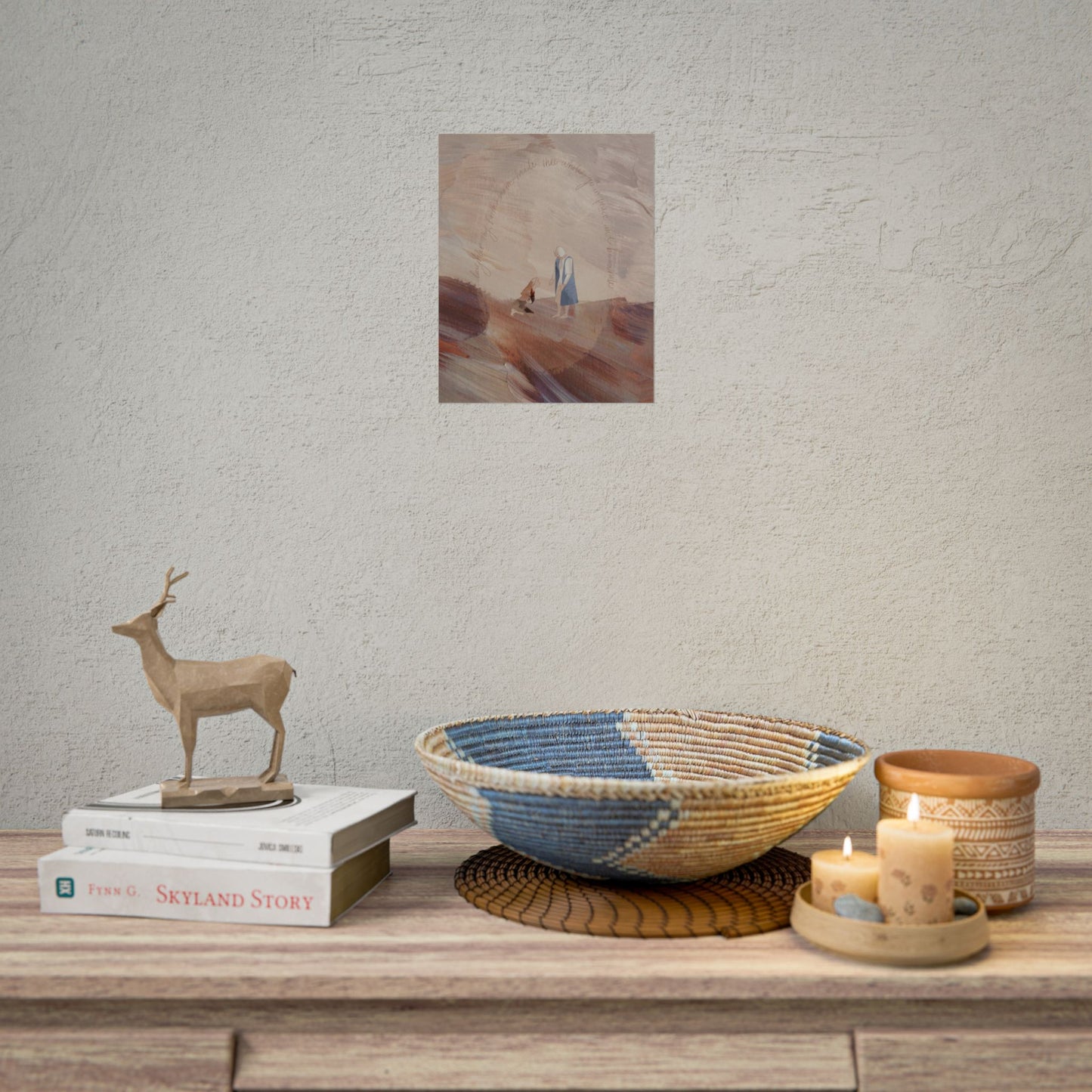 Jesus Heals Woman with an Issue of Blood Art Print