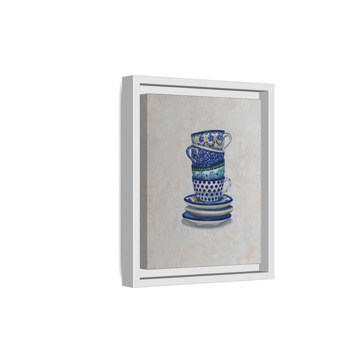 Polish Teacups on Canvas | Framed