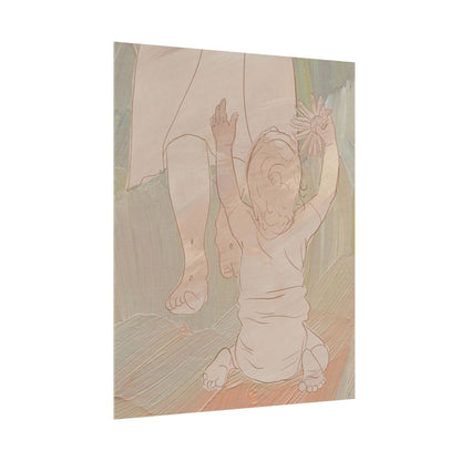 Baby reaching toward Jesus (sunflower in hand) Infant/Child-loss Loss