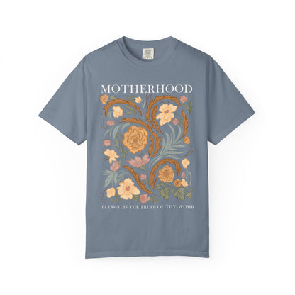 Motherhood T-Shirt — "Blessed Is The Fruit of Thy Womb"