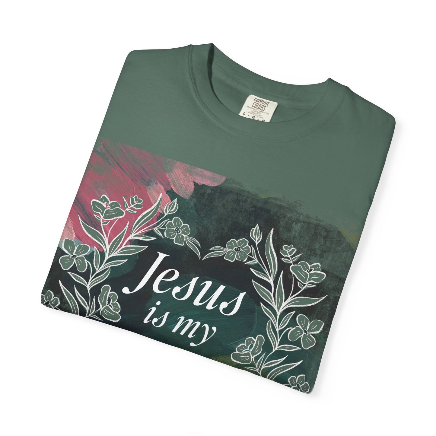 Jesus Is My Influencer Floral T-Shirt