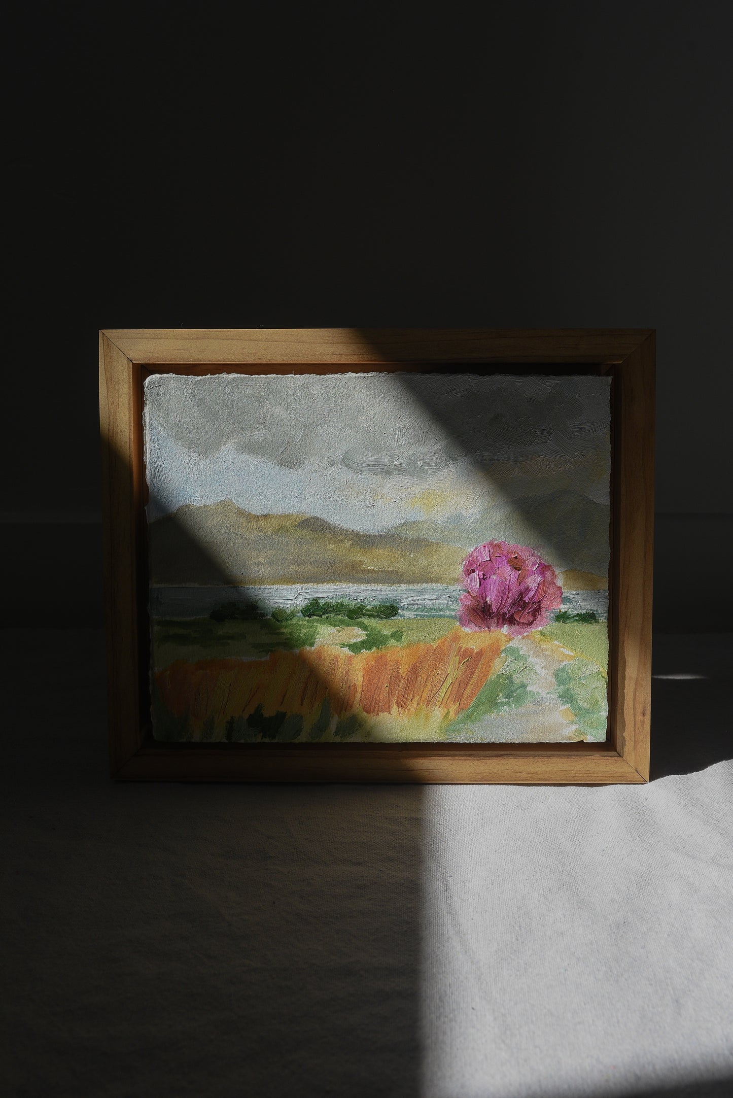 Daylight Dance | Original Fine Art Framed 5x7 Landscape Painting