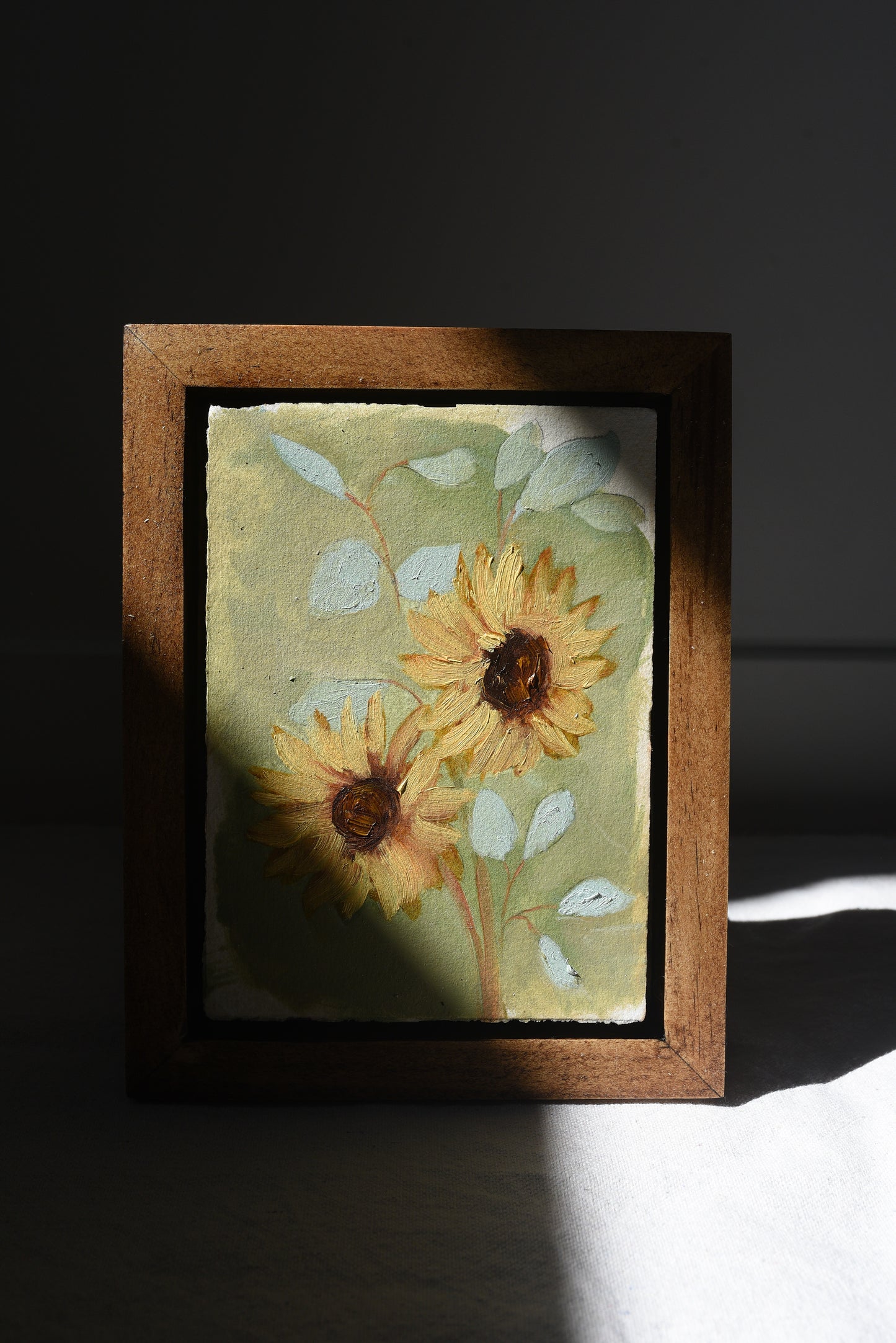 Harmony Bloom | Original Fine Art Framed 5x7 Floral Painting