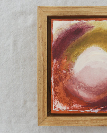 Daydream | Original Fine Art Framed 5x7 Intuitive Abstract Painting