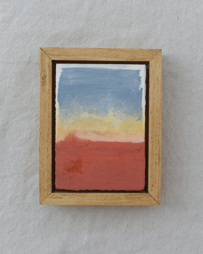 Sunrise | Original Fine Art Framed 5x7 Landscape Painting