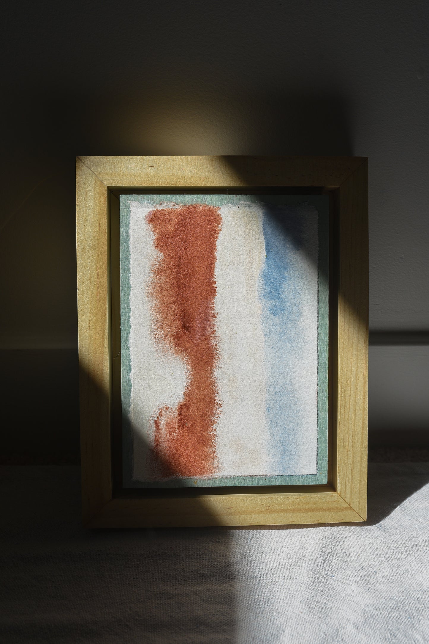 Flutter | Original Fine Art Framed 5x7 Intuitive Abstract Painting